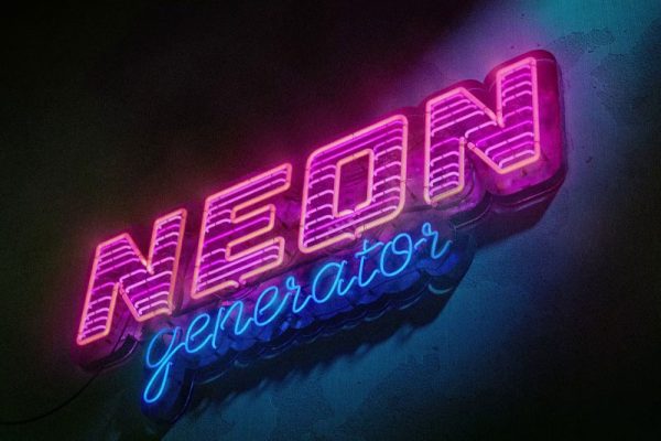 Blender预设-霓虹灯发光效果生成器 Neon Generator