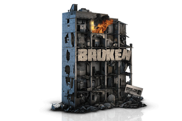 音效素材-2266种建筑倒塌破碎音效素材库 Rock The Speakerbox Broken