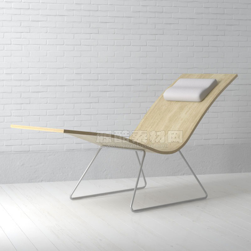 C4D模型-躺椅模型家具模型下载
