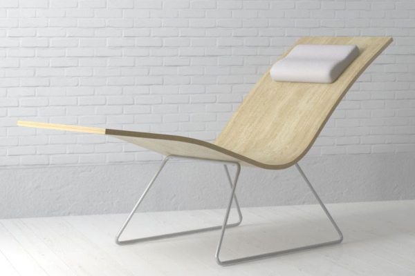 C4D模型-躺椅模型家具模型下载