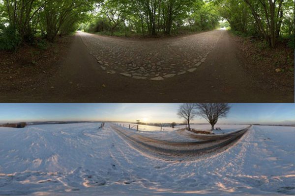 2套22个高分辨率完整天空环境HDRI贴图户外HDRi