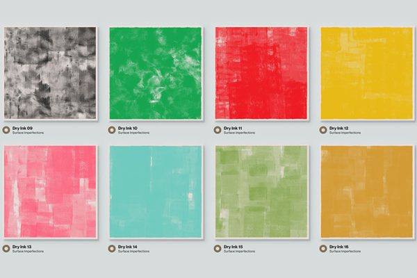 GSG灰猩猩50张4K干墨效果黑白贴图干墨贴图