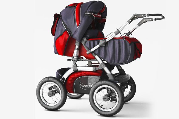 C4D婴儿车模型推车模型下载