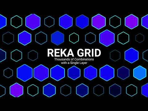 中文汉化AE插件-生成网格图形矩阵排列动画插件 Reka Grid v1.3.2 Win+使用教程