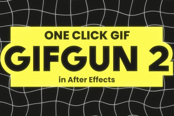 AE脚本-一键导出GIF动画格式插件 GifGun 2.0.6 Win/Mac