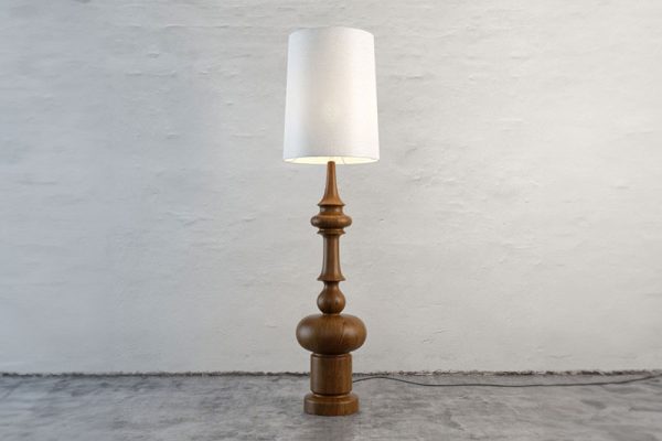 C4D模型-复古欧式落地灯模型