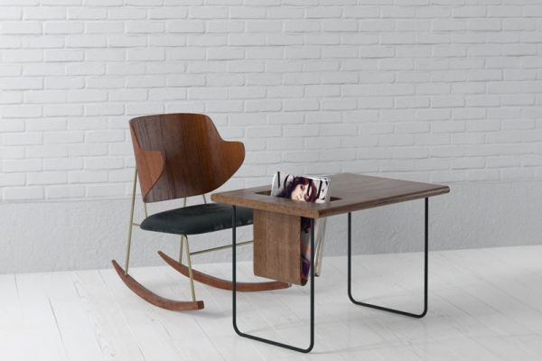 C4D模型-摇椅模型靠背椅子模型桌子模型下载