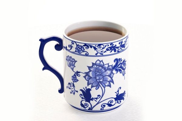 C4D模型-青花瓷杯子模型茶杯模型下载