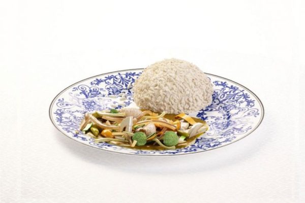 C4D米饭模型炒菜模型碟子模型下载