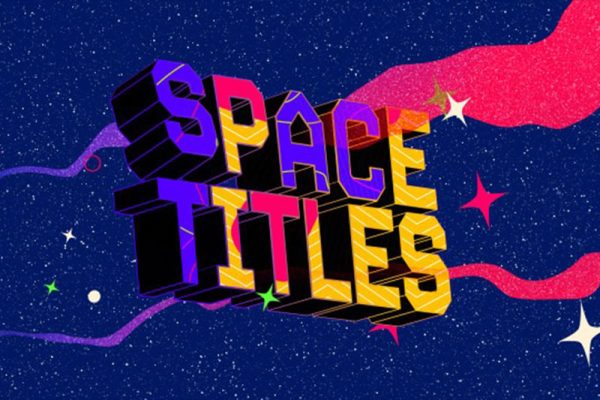 AE模板-时尚创意3D文字标题动画 Space Titles