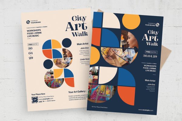 创意艺术创作海报传单模板 Creative Flyer Template