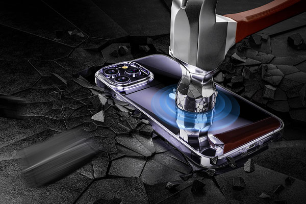 C4D工程-iPhone 14Pro Max锤子砸手机壳渲染工程苹果手机模型