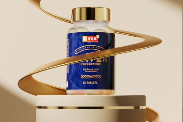 C4D保健品药瓶子渲染工程药瓶子模型下载