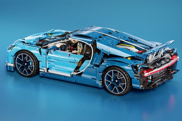 C4D工程-布加迪凯龙乐高积木玩具模型渲染工程