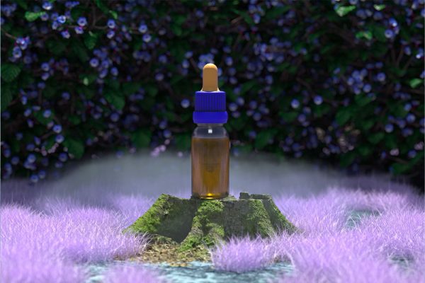 C4D精油化妆品场景渲染工程精油模型化妆品模型