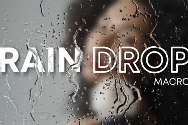 达芬奇模板-雨珠雨滴效果动画预设 Raindrop Effect