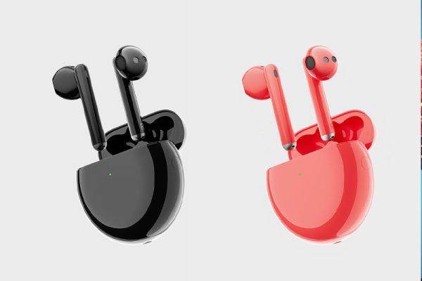 C4D工程-HUAWEI FreeBuds 4E华为无线蓝牙耳机渲染工程蓝牙耳机模型