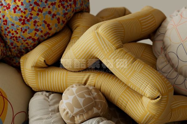 GSG灰猩猩75种图案帆布材质贴图布料图案贴图材质