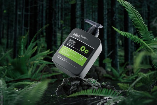 C4D曼秀雷敦洁面膜场景渲染工程护肤品模型