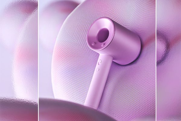 C4D无叶吹风机产品渲染工程吹风机模型