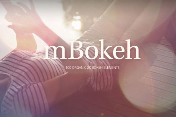 视频素材-100个有机光斑炫光散景视频素材 MotionVFX MBokeh