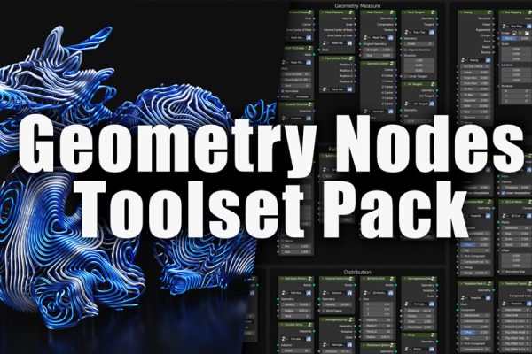 Blender预设-几何节点工具集 Higgsas Geometry Nodes Toolset