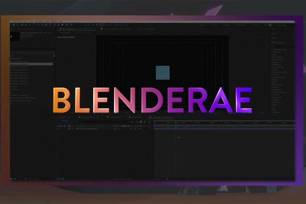 Blender/AE导入桥接插件 AEscripts BlenderAe V1.4.5 Win/Mac