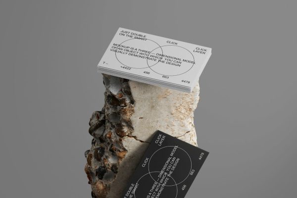 名片样机设计素材下载 Business Card Mockup