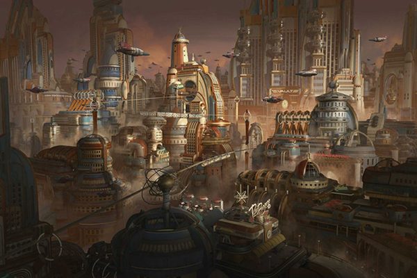 原子朋克乌托邦未来科幻建筑楼房3D模型 Kitbash3D AtomPunk FBX/OBJ/Blender/UE/MAX