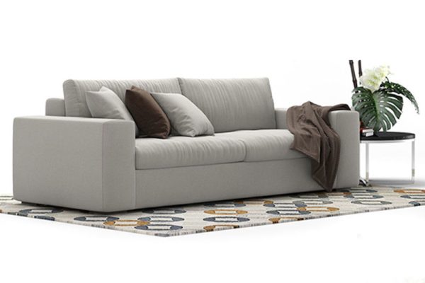 C4D沙发模型毛毯龟背竹模型下载