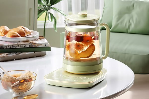 C4D工程-养身壶场景渲染工程电热水壶模型