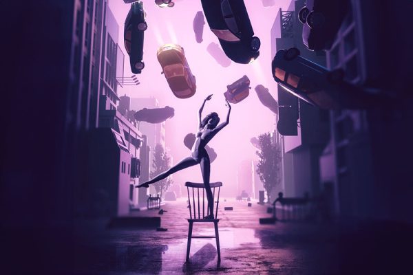 C4D工程-Mechanical girl科幻机械少女跳舞朋克场景渲染工程