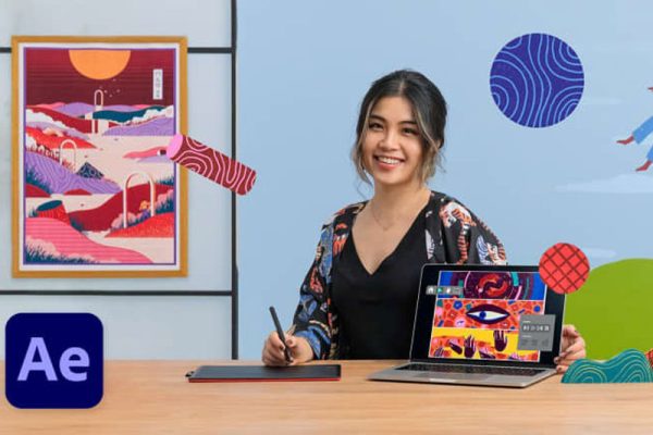 AE教程-制作创意MG图形转场动画 Domestika – Animated Transitions with 2D Illustration & After Effects