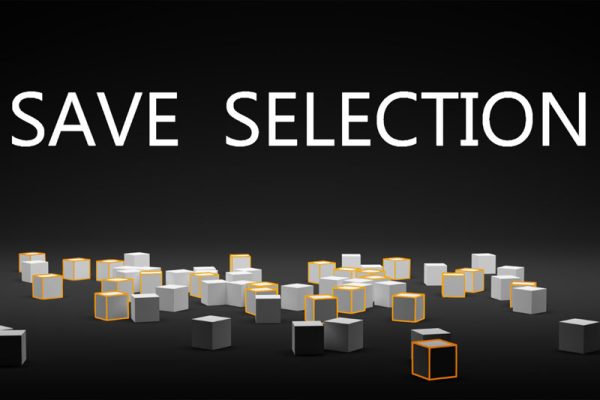 Blender插件-自定义选区保存工具 Save Selection V0.9