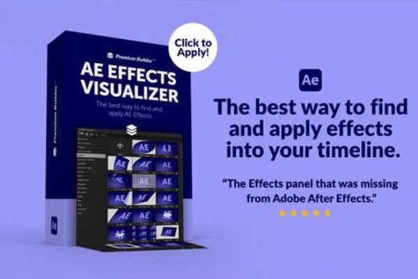 AE脚本-290组实用视觉特效转场动画预设 Effects Visualizer
