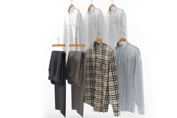 C4D模型-衣架模型衬衫模型衣服模型下载