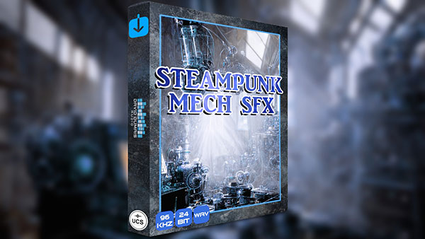 音效素材-1000个蒸汽朋克机甲机械音效素材 Steampunk Mech SFX