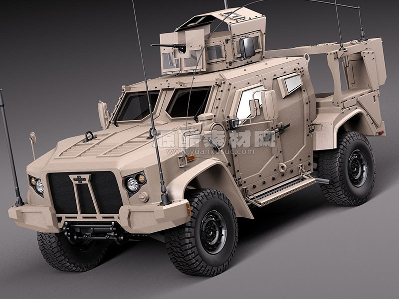 C4D模型-军事装甲车模型救援车模型下载