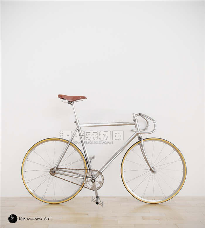C4D模型-自行车模型单车模型下载