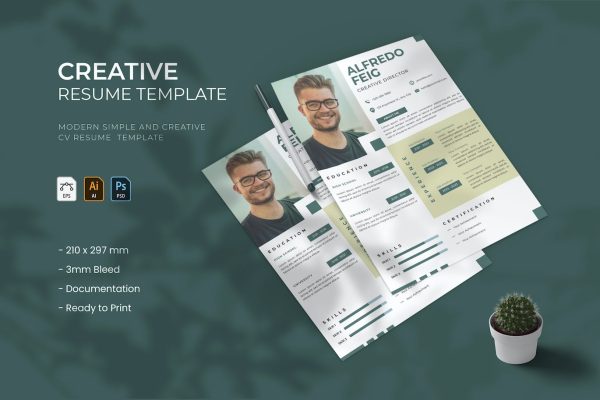 创意总监个人简历模板 Creative Director – Resume