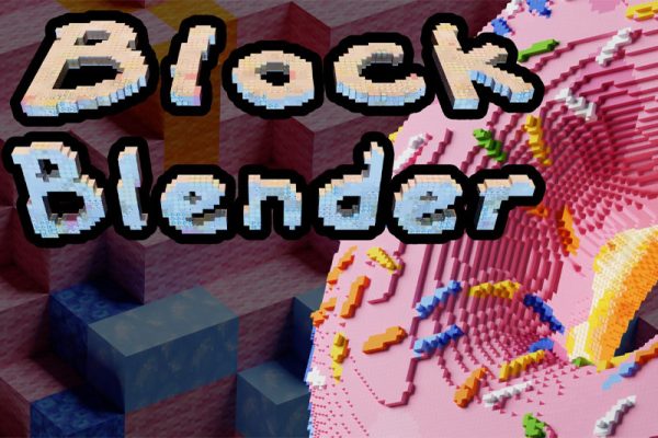 Blender插件-三维模型转像素化效果工具 BlockBlender v1.4.1+使用教程