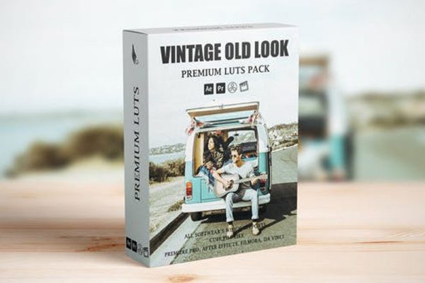 LUTs调色-8种复古电影风格调色滤镜预设 Cinematic old vintage retro Luts For a Film & Cinema old Look