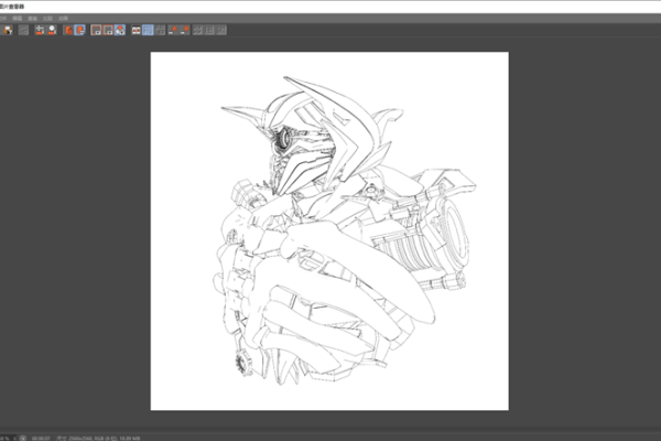 C4D线稿图的制作方法