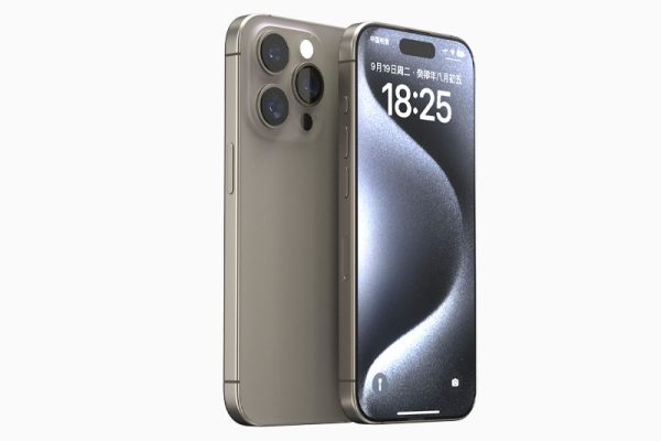 C4D工程-iPhone15 pro手机模型 iPhone 14苹果手机模型C4D模型下载