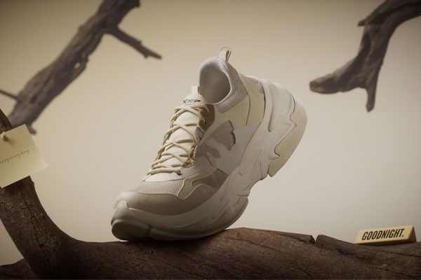 C4D工程-老爹鞋产品场景工程老爹鞋模型运动鞋C4D模型下载