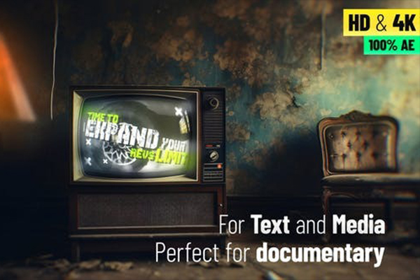 AE模板-9个复古旧电视屏幕场景模型 Old TV Screen Mockup