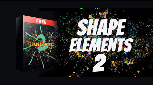 AE/PR模板-1000组动态图形动画视频素材 AEJuice Shape Elements 2