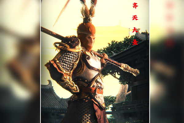 C4D工程-齐天大圣孙悟空动画渲染工程孙悟空模型金箍棒C4D模型下载