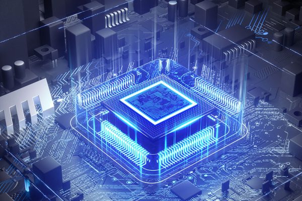 C4D工程-芯片电路场景渲染工程芯片模型科技场景C4D模型下载