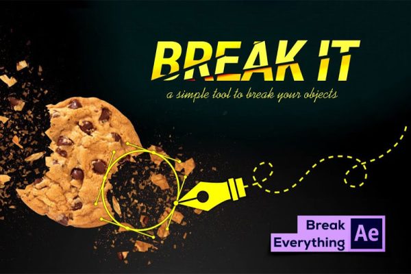 AE脚本-自定义爆炸粉碎破碎效果工具 Break It! v1.5.0+使用教程